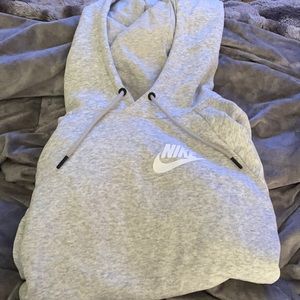 Grey Nike Hoodie, size small. Only worn about three times.